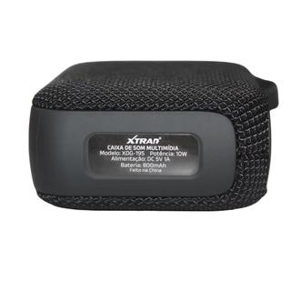 Caixa De Som Bluetooth Portátil Com Bateria Recarregável com cartão SD Rádio FM Pen Drive Xtrad