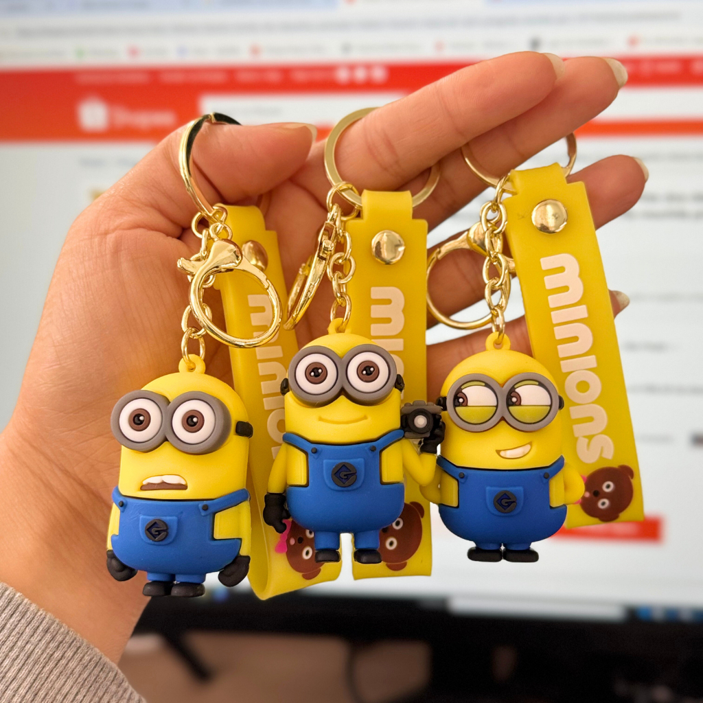 Chaveiro Minions de 5cm – Fofo, Colecionável e Super Divertido Alta ...