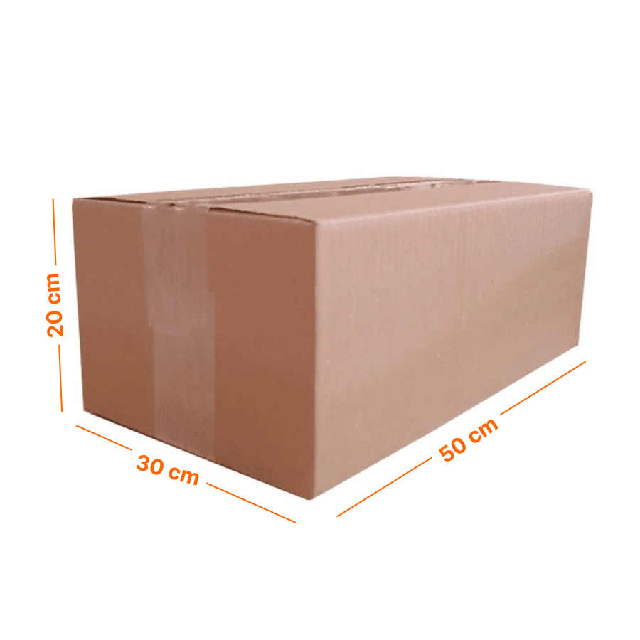 Caixas De Papelão Para Correios Sedex Mudanças 50x30x20 Cm Reutilizada ...