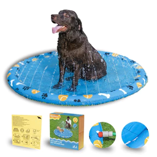 Tapete Inflável Aquático Para Animais Pet Fetchin Fun Bestway em Oferta na Shopee