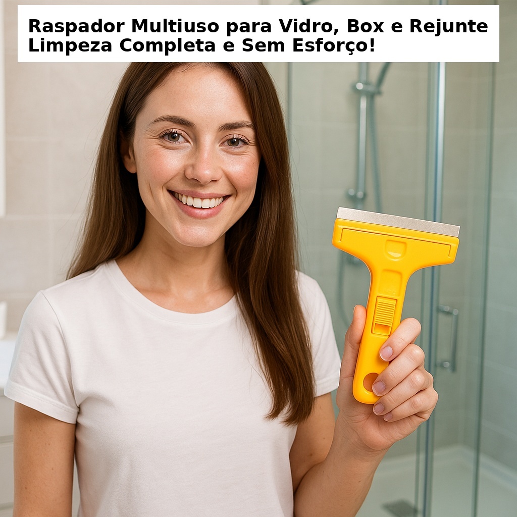 Raspador para limpar Box Piso Vidro Cerâmica Azulejo + Laminas | Shopee ...