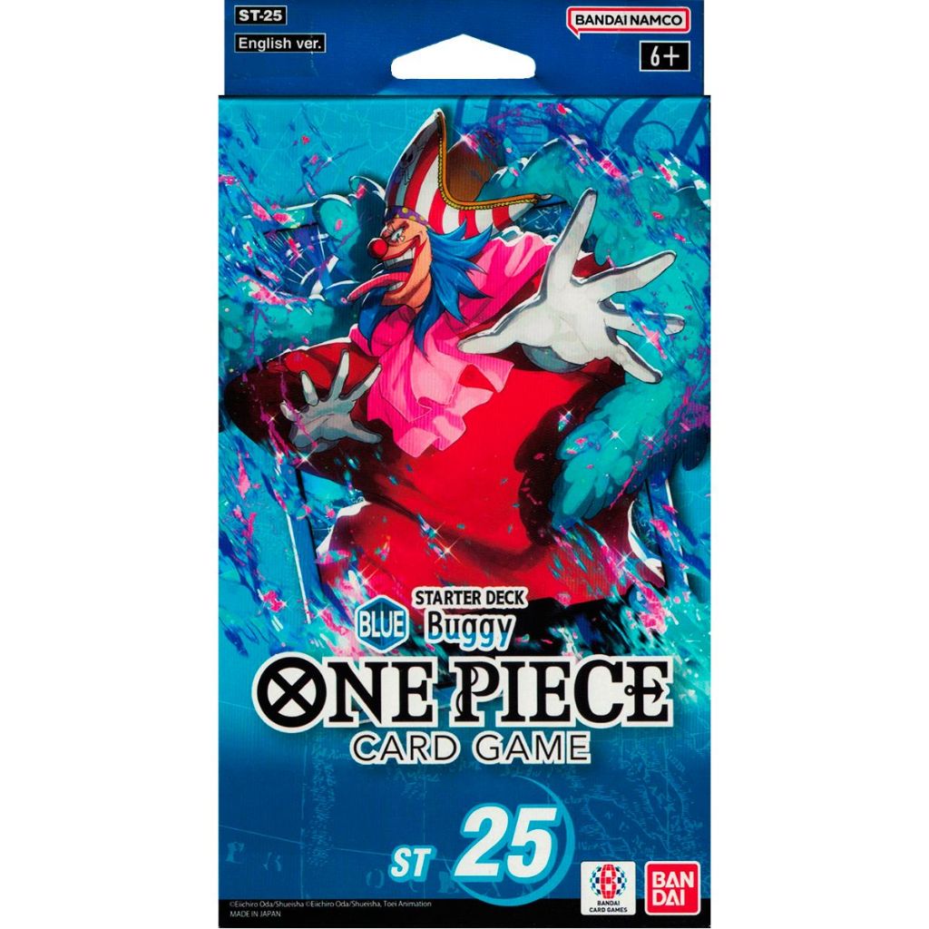 ワンピース Blue One Piece Starter Deck ST 25 Blue Buggy Cartas Inglês Bandai TCG