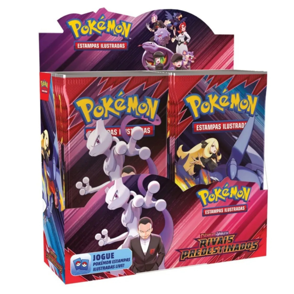 Display Cards Pokemon Rivais Predestinados 36 Booster Copag