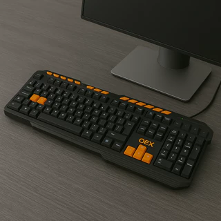 Teclado Gamer Action TC200 USB Performance e Estilo