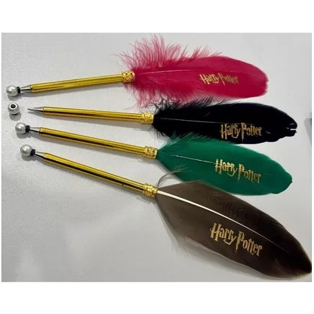 Caneta Pena Harry Potter Magia 6 Cores Papelaria | Shopee Brasil