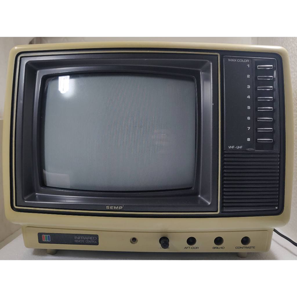 Televisão Antiga Semp Toshiba Maxcolor Tvc-100 Não Liga c/ Controle ...