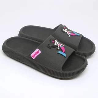 Chinelo Nuvem Slide Personalizado Kinder Sereia Menina Leve Antiderrapante em Oferta na Shopee