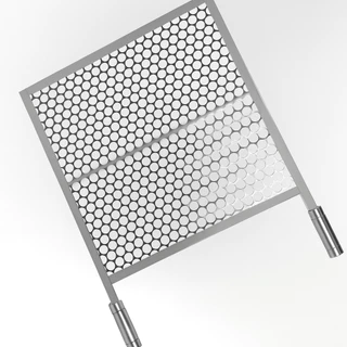 Grelha Inox Moeda Pré Moldada Para Churrasqueira 46 47 48 49 56 57 58 59 66 67 68 69