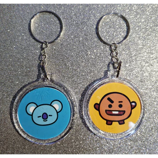 10 /20 /30/ 40 /50 Chaveiros Acrílicos Redondo Para Personalizar (SEM PERSONALIZAÇÃO) lembrancinha em Oferta na Shopee