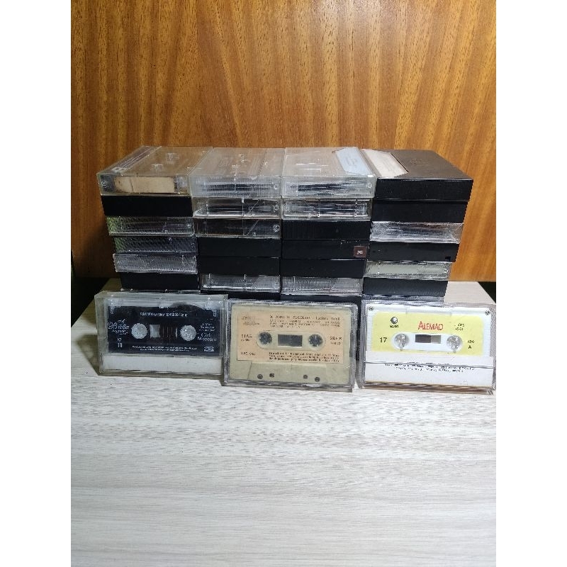Fitas K7, Lote com 43 Fitas Cassete, originais, usadas, antigas, Para ...