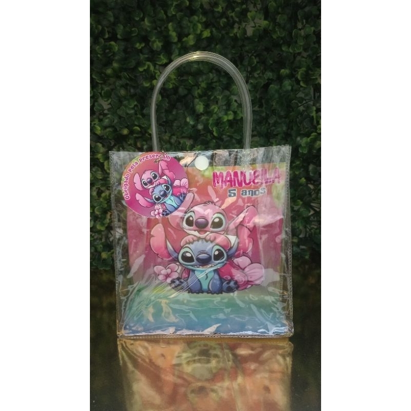 Adesivos e TAG para sacolinha PVC cristal transparente 25x20x7 | Shopee ...