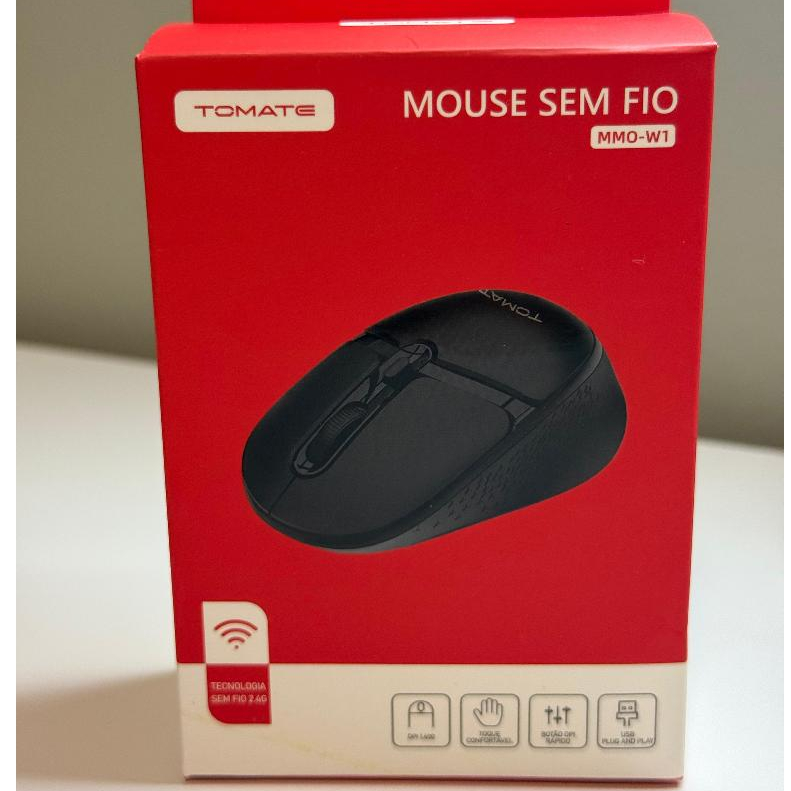 Mouse Moderno Sem Fio Tomate MMO-W1 PRETO | Shopee Brasil