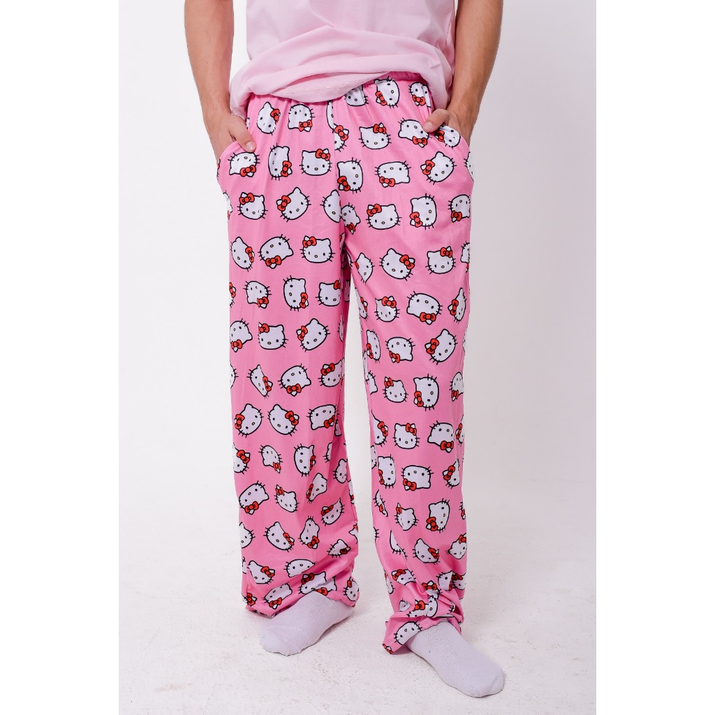 Hello Kitty calça Ladies Pijama Pants Pyjama Calças Mulheres Homens ...