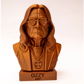 Ozzy Osbourne, Busto-Escultura.RIP