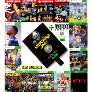 HD 500GB XBOX 360 R G H (Aurora e Freestyle)