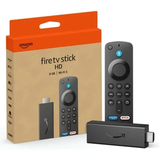 Novo Amazon Fire Stick TV Full HD 3ª Geração Alexa Comando de Voz Original - Preto Transforme Sua Tv Em Smart Tv