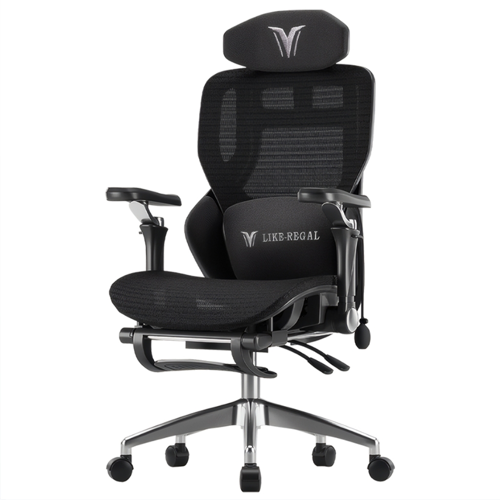 Cadeira Ergonômica Gamer Braços 6D Confortável Tecido Respirável ...