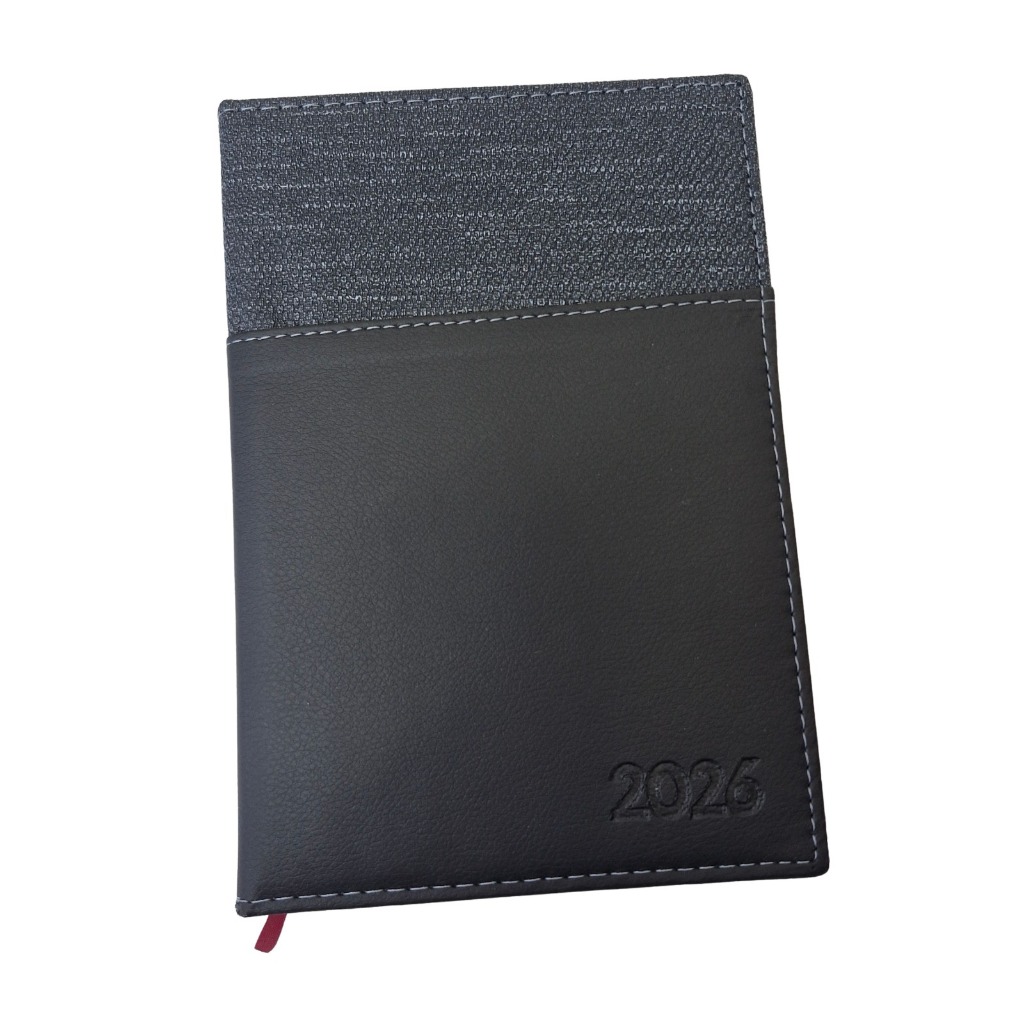 Agenda Diária Ano 2026 Modelo Bolso na capa EXECUTIVO | Shopee Brasil