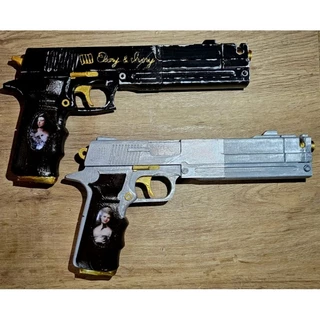Pistolas Dante Ebony & Ivory - Devil May Cry - cosplay - Ebony e Ivory