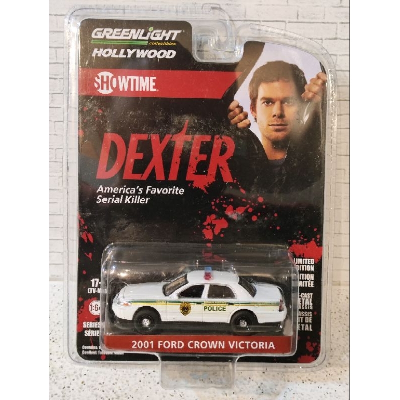 MINIATURA GREENLIGHT 2001 FORD CROWN VICTORIA DEXTER PREMIUM