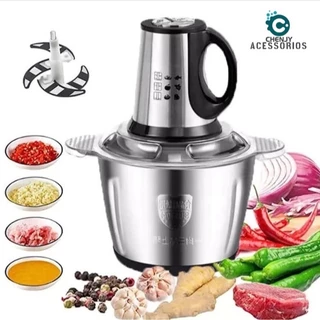 3 Litros Triturador De Alimentos Carne Elétrica Processador Cozinha Envio Imediato 110/220V