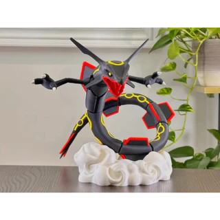 ESTATUA FIGURE RAYQUAZA POKEMON SHINY DECORAÇÃO 3D