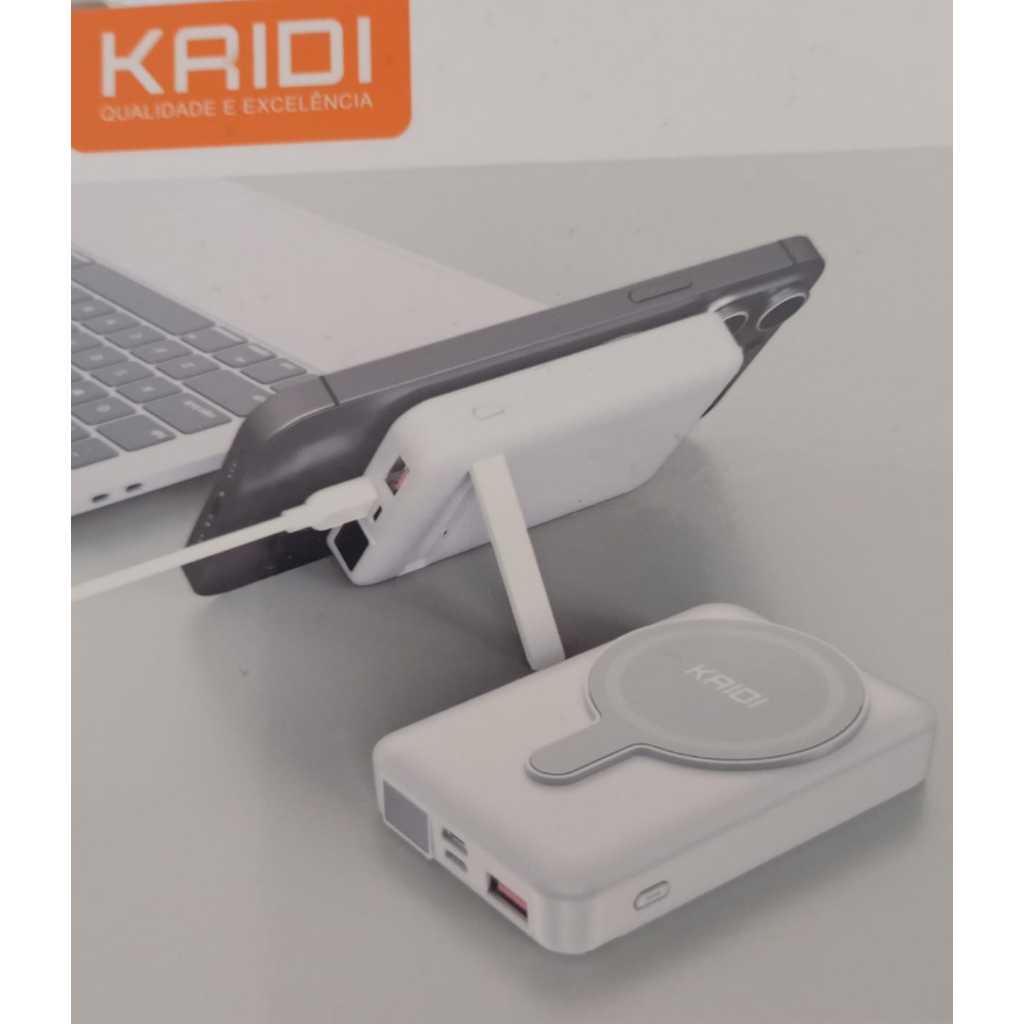 Bateria Portatil Power Bank Kaidi PB8901 com Carregamento Indutivo (sem ...