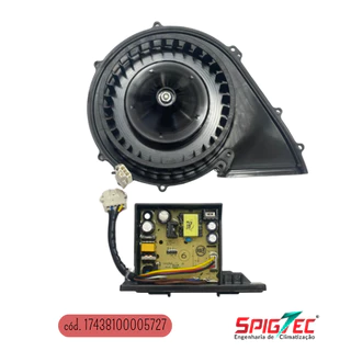 Placa e Motor Ventilação Midea Lava e Seca – Original 127V/220V Todos os Modelos – 17438100005727