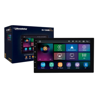 Multimídia Mp5 7 Polegadas Roadstar Rs-7200br Pro Line Carplay Sem Fio