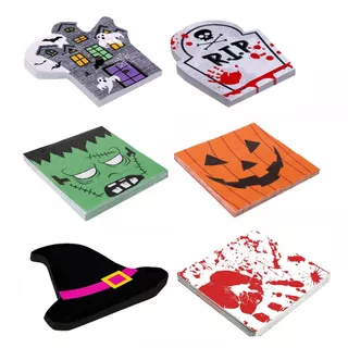 Guardanapo de Papel 32cmx32xm Assustador Personagens Para Festa Halloween Decoração Dia das Bruxas