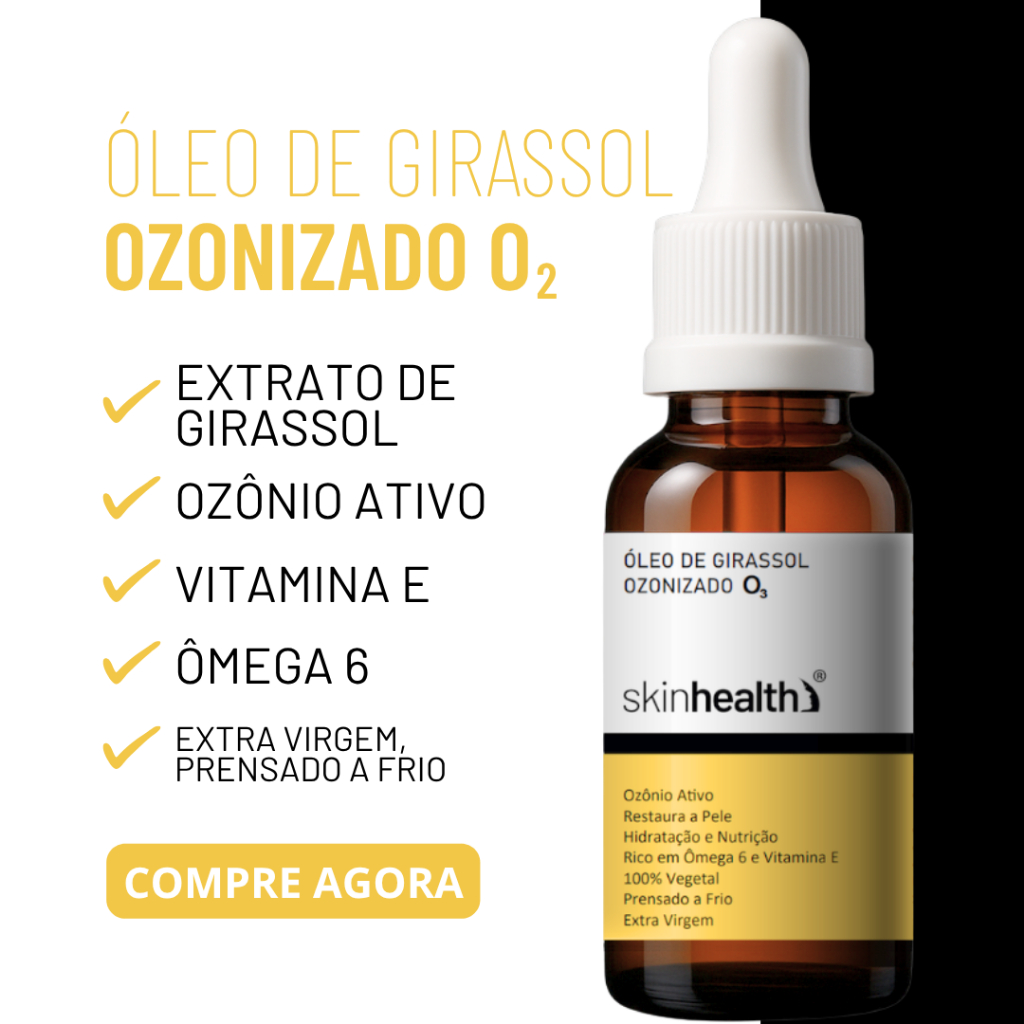 Óleo de Girassol Ozonizado Skinhealth 30ml | Shopee Brasil