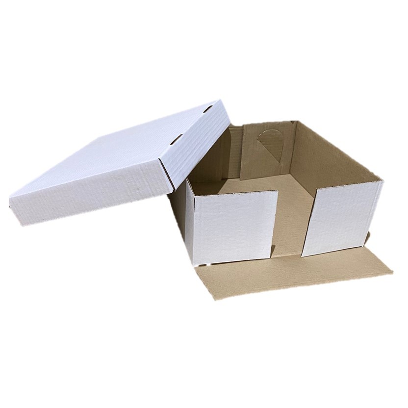 10 Caixas Quadrada Para Bolo - 28x28x12cm