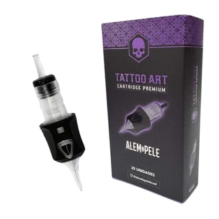 Cartuchos para Tatuagem Além da Pele Premium Tattoo Art - 10 Unidades