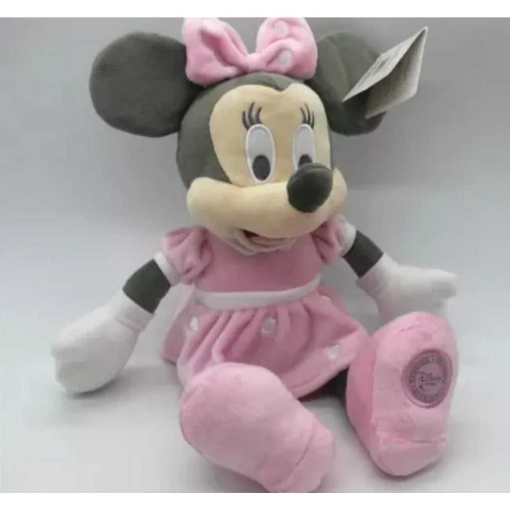 Pelúcia Minnie Rosa 38cm Original Disney Store Com Etiqueta | Shopee Brasil