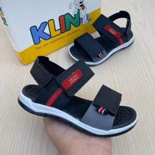 Papete Sandália Infantil Menino Klin Line Play Confortável Anatômico Escola em Oferta na Shopee