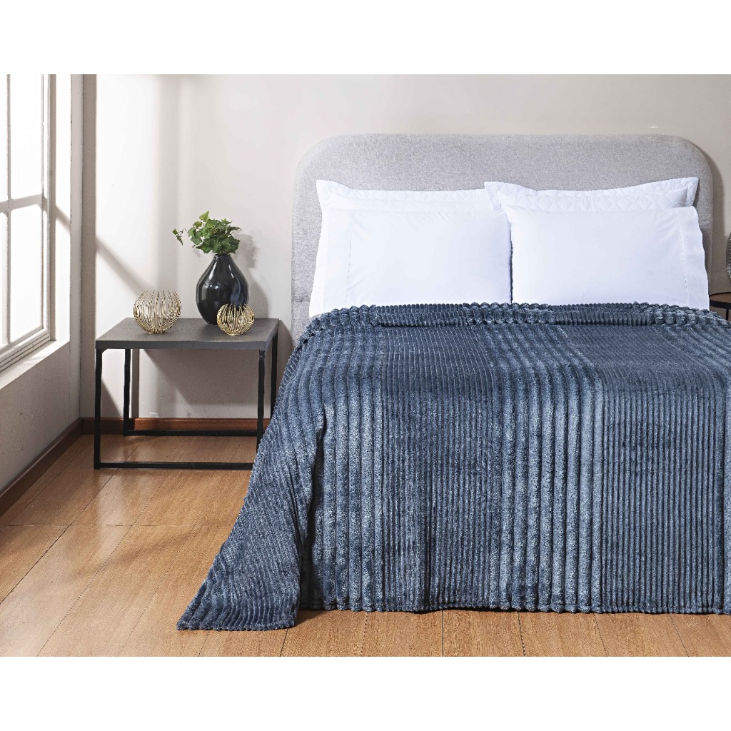 Andreza Enxovais Manta Cobertor Zurique Toronto 280 Gr/m² Alta