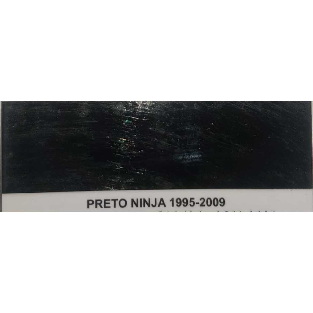 Tinta Automotiva Brazilian Poliéster Preto Ninja VW- 1995 - Código