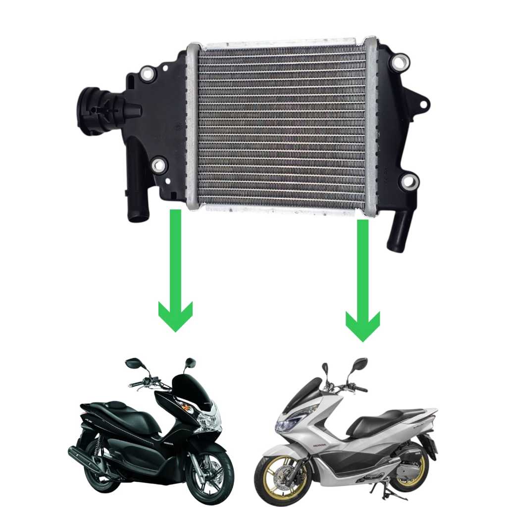 RADIADOR DE AGUAR PARA HONDA PCX 150 -2014/15/16/17 PREMIUM | Shopee Brasil