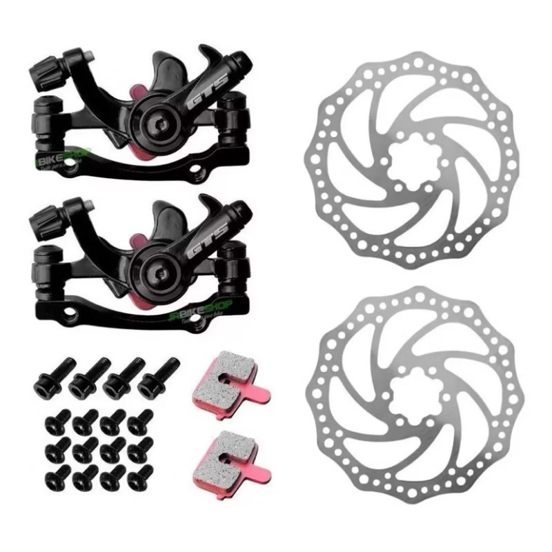 Kit de Freio á Disco Mecânico Gts - Pinça, Rotor 160mm e Pastilha ...