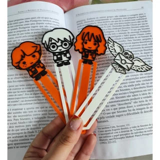 Marcador de Pagina 3D Harry Potter- Personagens Geek para leitura