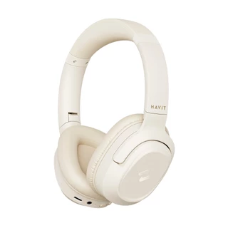 Headphone Bluetooth Havit H612BT Beige/Branco em Oferta na Shopee