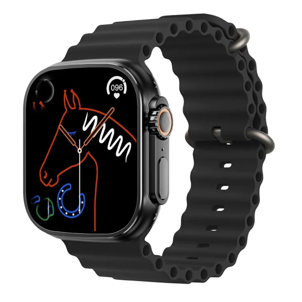 Relógio Smartwatch quadrado compatível android e iOS, masculino e feminino no estilo casual e esportivo.