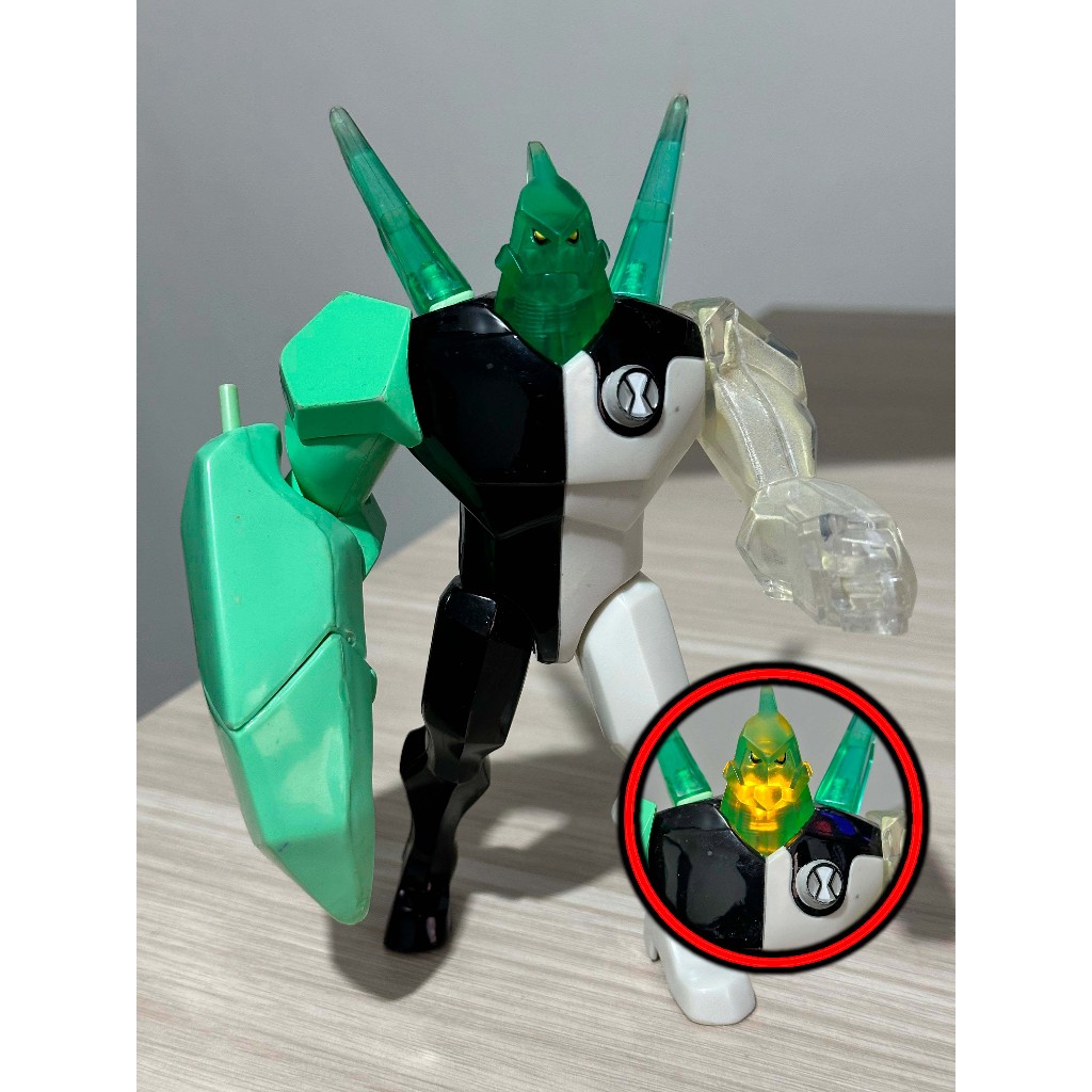 Boneco Diamante Dna Alien Heroes Completo Ben 10 Clássico Original