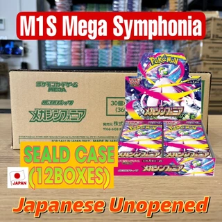 [M1S] Mega Symphonia 1CASE Japonês TCG Pokémon Novo (Booster Box 12) Fechado !