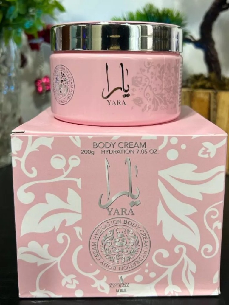 Creme Hidratante Yara Lattafa Pote 200g Feminino - Isabelle la