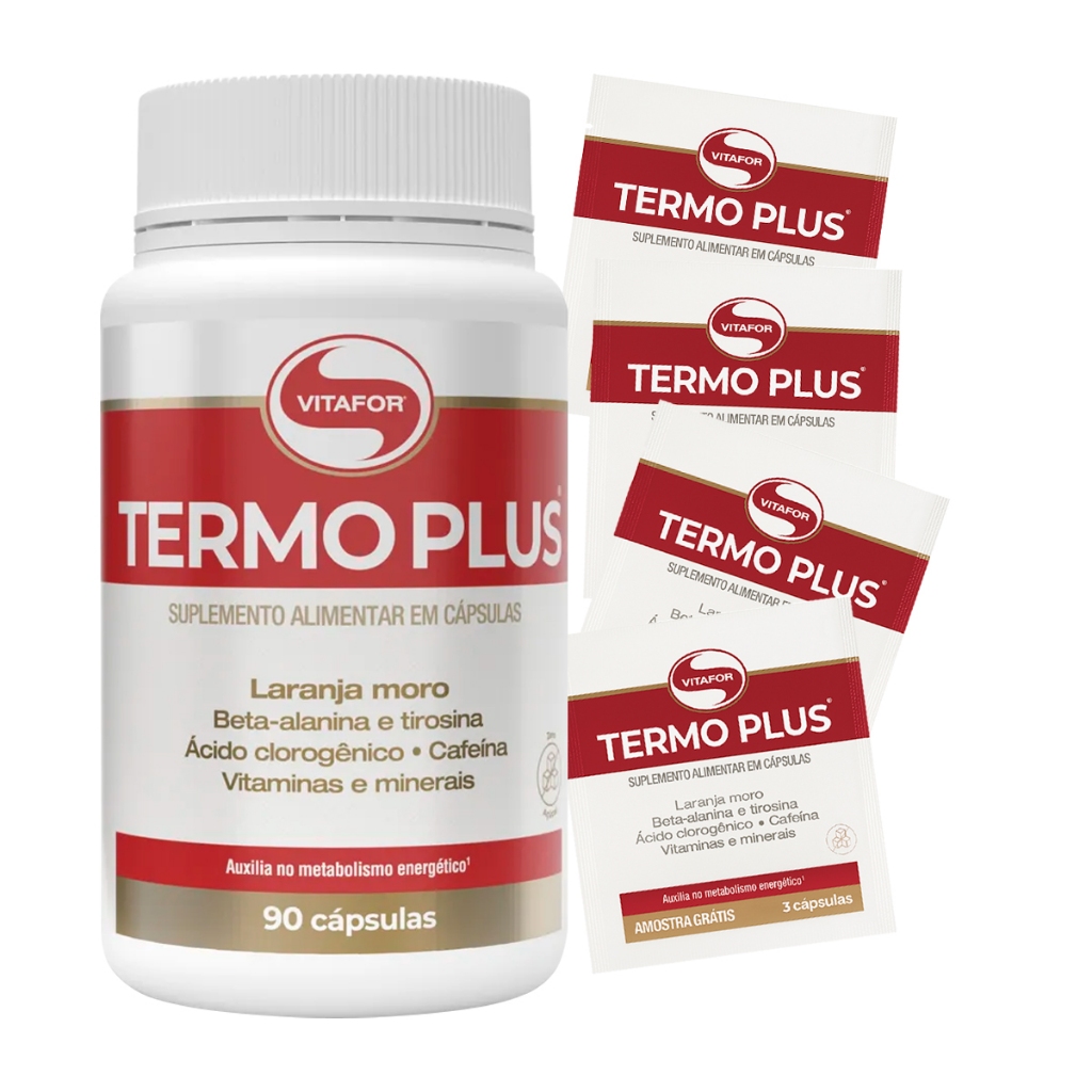 Termo Plus Vitafor 90 Cápsulas Ganhe Brinde | Shopee Brasil