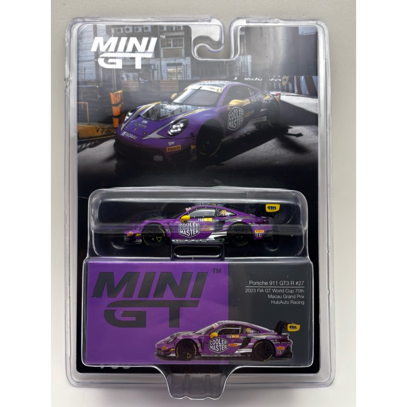 Mini GT Porsche 911 GT3 R Roxa Cooler Master #27 2023 | Shopee Brasil