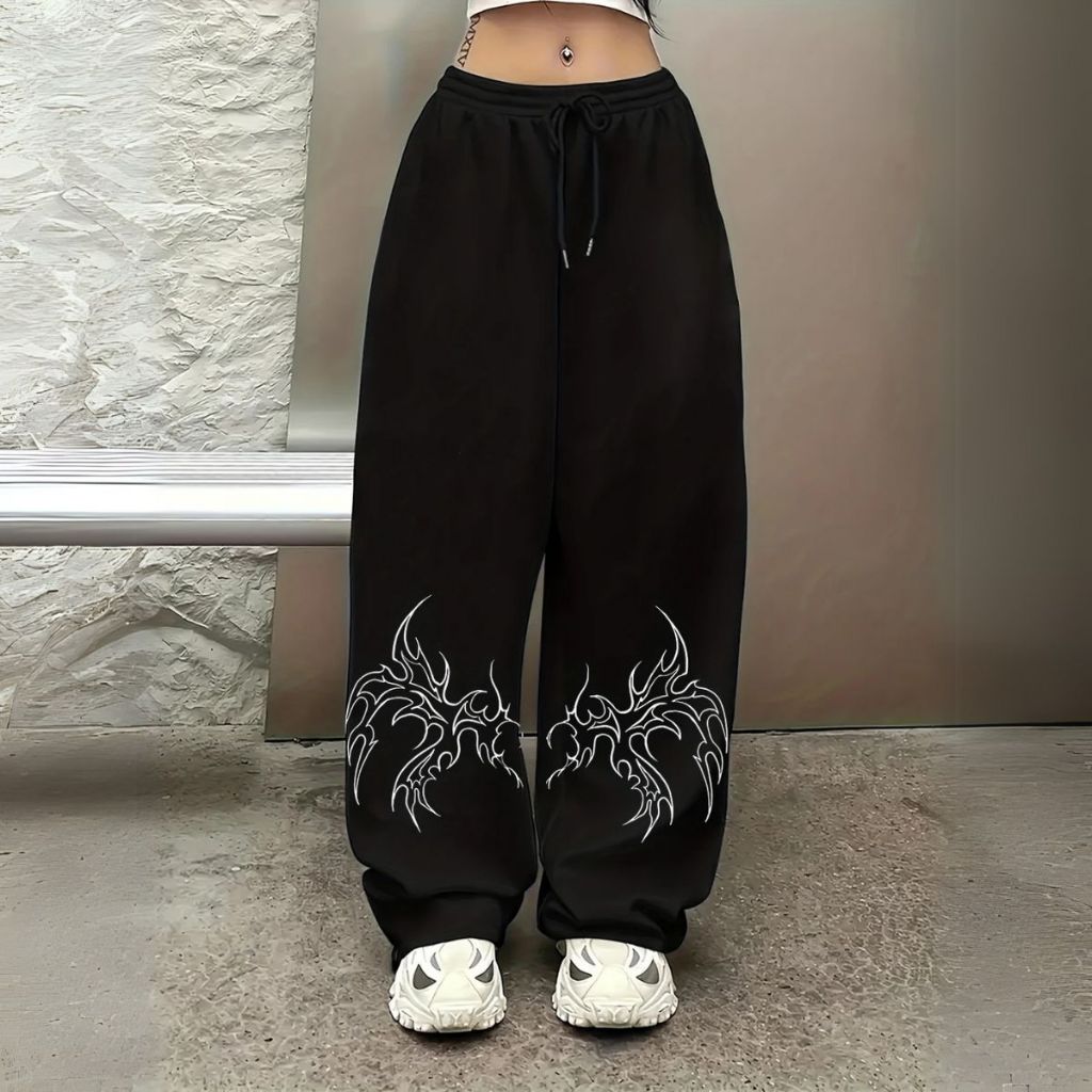 Calça Streetwear Wide Leg Moda Unissex Street Estilo Urbano Lançamento ...