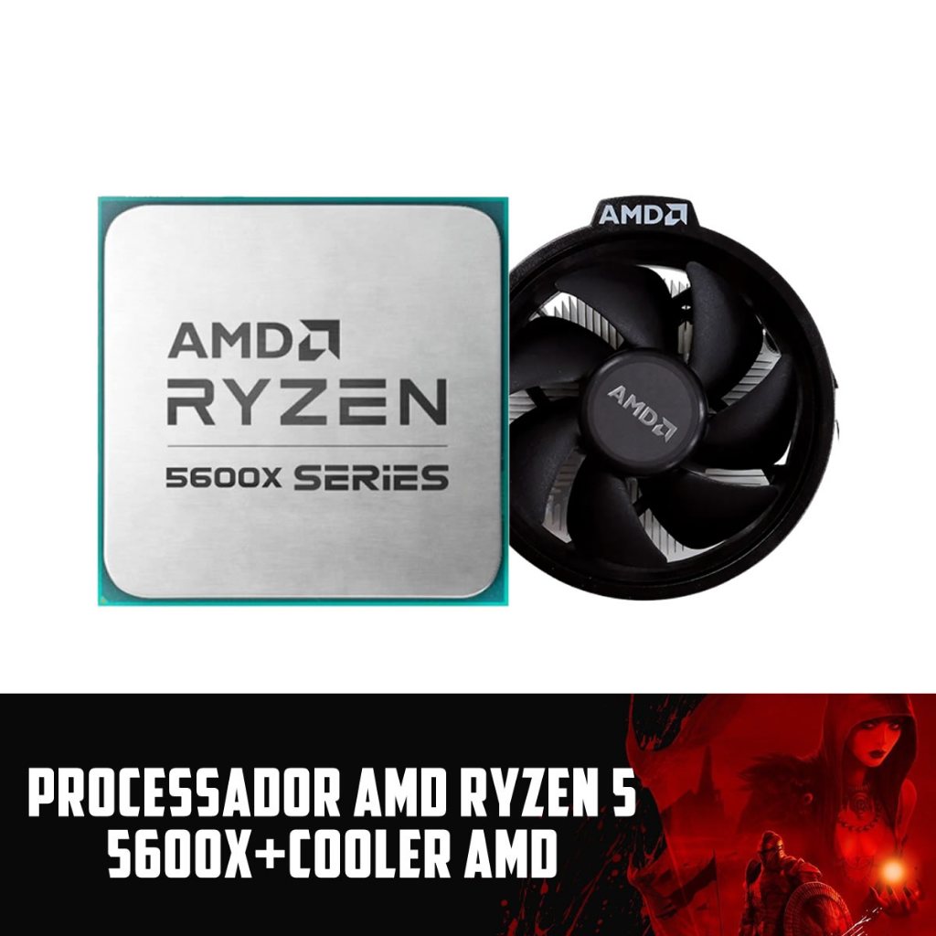 Kit Upgrade Placa Mãe MSI B550M + Processador AMD Ryzen 5 5600X