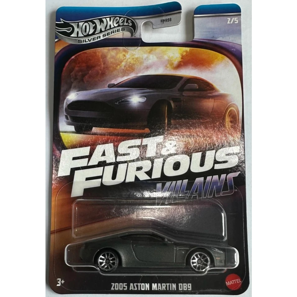 Hot Wheels Collector Fast & Furious 2005 Aston Martin - Auto In Scala 1:64 Per Collezionisti, Edizione Speciale Con Pneumatici Esclusivi - 2